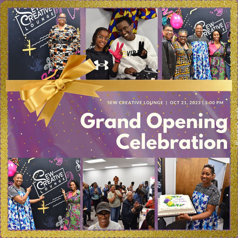 Sew Creative Lounge Grand Opening: A Celebration of Creativity and Com