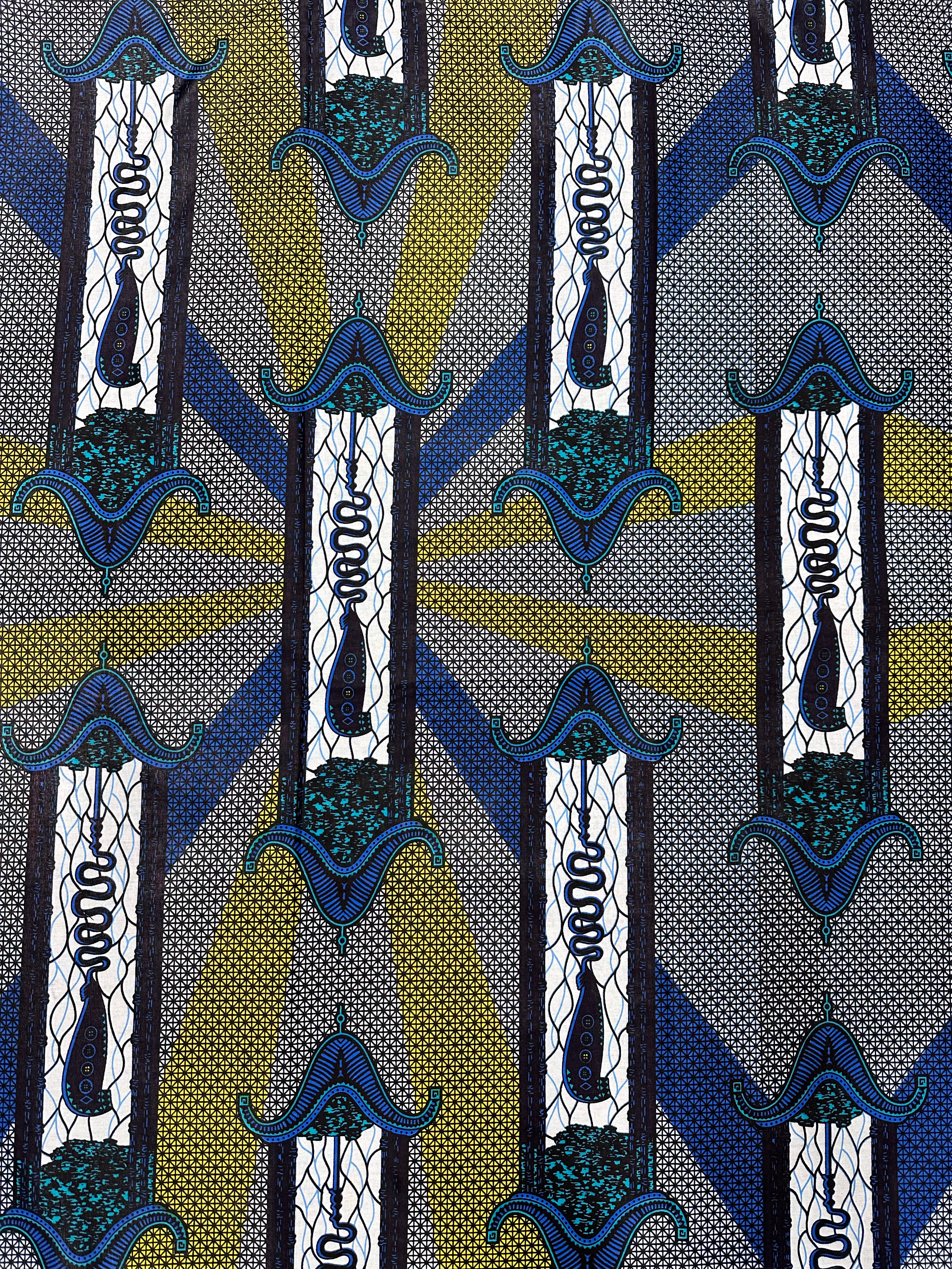 For the Love of Indigo: Premium 100% Cotton Fabric with Elegant Overlay