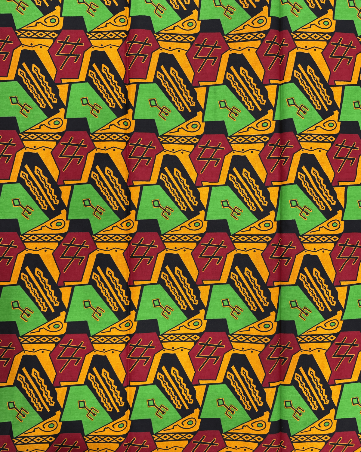 Symbolic Power African Print Fabric