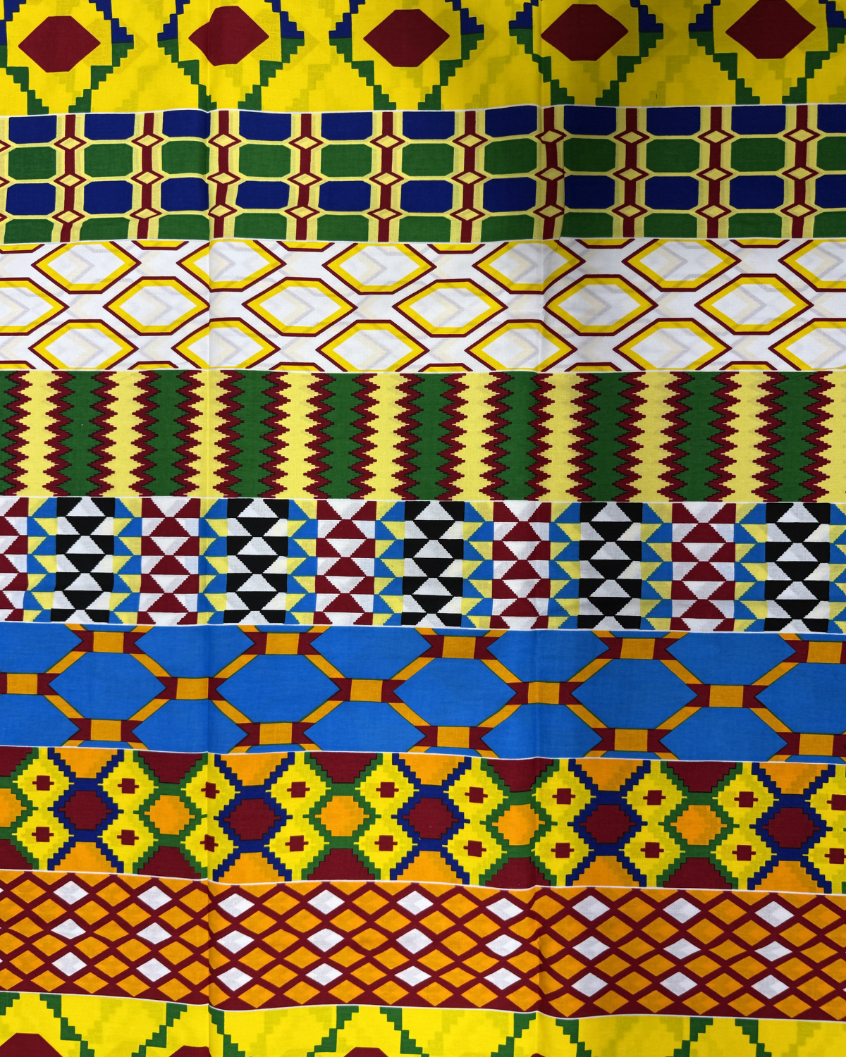 Royal Mosaic African Print Fabric